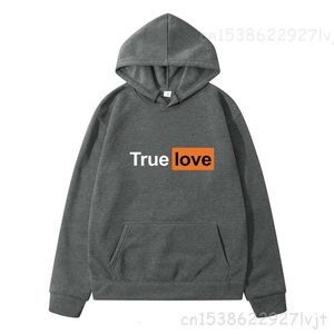 Толстовка с принтом, хлопковые футболки True Love, топы в стиле хип-хоп, уличная мужская одежда, летние повседневные женские толстовки с карманами, Pock 240309