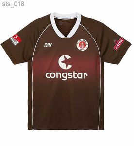 Fani topy koszulki piłkarskie 2024 Pauli Soccer Jerseys Strona główna St Pauli Daschner Nemeth Irvine Hartel Medic Eggestein Football Shirt MinformSh240309