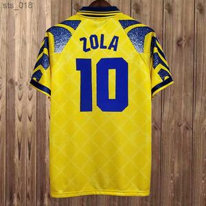 Fãs Tops Camisas de futebol Parma Calcio Mens Camisas de futebol CRESPO CANNAVARO BAGGIO ASPRILLA Home Amarelo Azul Camisa de futebol de manga curta Adulto UniformesH240309