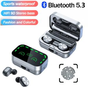 YD05イヤホンBluetooth 5.2 TWSスポーツ屋外ヘッドセットワイヤレスヘッドフォンスマートフォンXiaomi Samsung Games Music用イヤホン