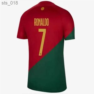 Soccer Jerseys Portuguesa Soccer Jerseys Portugieser Portuguese Football Shirt Men Kids Kit Set World Cup Team Portugals Tops Thailandh240309