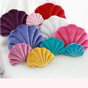 Sea Shell Simulation Seat Cushion Children's Plush Doll Birthday Present Back Sofa Chair Decoration Couch PAD292C