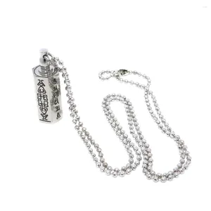 Pendant Necklaces Creative Openable Necklace Stainless Steel Religious Theme Jewelry Souvenir Gift Ornaments