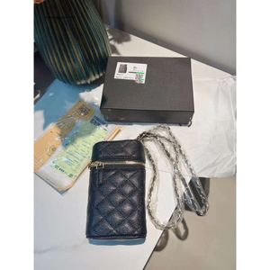 Designer tudo-em-um saco para as mulheres nova xiaoxiangfeng bola dourada mini caixa saco das mulheres lingge corrente um ombro crossbody maquiagem