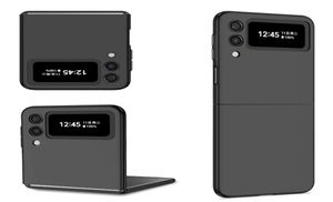 Precise Cutout Ultra Thin Folding Case för Samsung Galaxy Z Flip3 Flip 4 Flip4 5G Flip 3 Fashion Cell Phone Cover Fundas9916954
