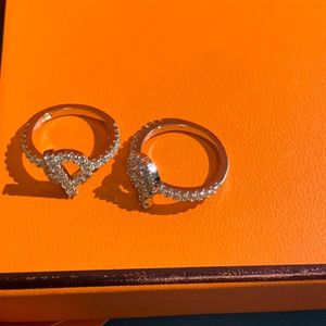 Designers Rings Luxury Women rings Diamond Design Woman jewelry Christmas Valentine Day Temperament Versatile Fashion Style jewelr253f