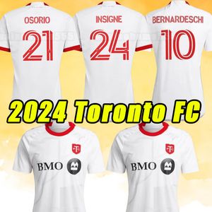 Versione giocatore 2024 2025 Toronto maglie da calcio Insigne Pozuelo 24 25 casa lontano camisetas Bradley ALTIDORE AKINOLA OSORIO NELSON SALCEDO uomo bambino adulto bambino FC