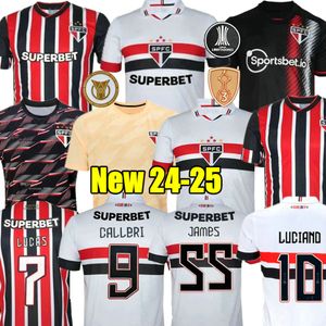 LUCAS São Paulo camisa de futebol 23 24 25 Diego Costa JAMES GALOPPO CALLERI São Paulo Rafinha camisas de futebol kit infantil masculino feminino Nestor 2024 2025 Torcedor M.Araujo Luan