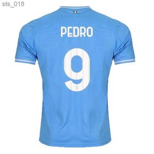 Fans toppar Tees Yoga Outfit 23/24 Lazio #17 Immobile Soccer Jerseys 2023 10th #21 Sergej #7 F. Anderson Maillots de Foot Shirt #10 Luis Alberto J.Correa Lazzari Pedroh240309