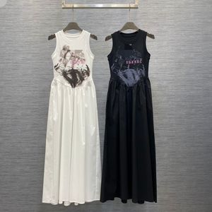 2218 XL 2024 Milan Runway Dress SPring Summer Sleeveless Above Knee Brand Same Style Womens Dress Fashion High Quality weilanB59