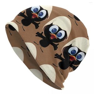 Beret hat Hug Fashion Caps for Men Women Calimero Anime Skullies czapki Ski miękkie czapki maski