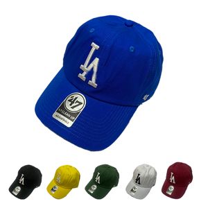 Baseball Dodgers 2024 Najnowszy męski projektant kapelusza La Baseball Cap Trucker Cap dla mężczyzn Kobiety okrągłe aktywne litery Regulowane