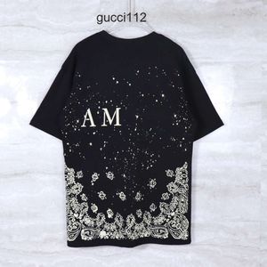 amirirlies Short amari amirl amis AM amar miri Mens Designers T Shirts Fashion Man T Shirt starry sky letter Top Quality Women Tees Sleeve CasualO7EZ