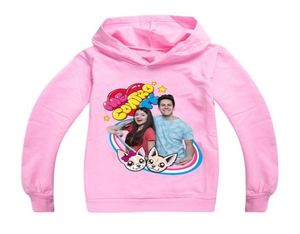 Çocuk Hoodies Moda Boys Pamuk Me Contro Te Bebek Kız İnce Sweatshirt Sevimli Uzun Kollu Çocuklar 2020 Sonbahar Erkek Sweatshirts LJ2617229