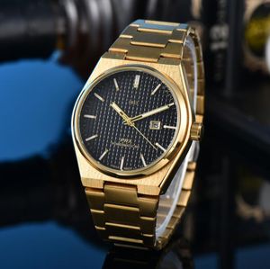 Novos relógios TISSOTITY masculinos cronógrafo automático movimento de quartzo relógio masculino negócios de luxo 1853 relógio de pulso F1 relógios de grife para homens PRX relógio montre de luxe # 28