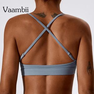 T-Shirt Naked Feeling Athletic Tank Top Beautiful Open Back Workout Tops For Women Sexy Hollow Workout Vest Underwear Sports Bras