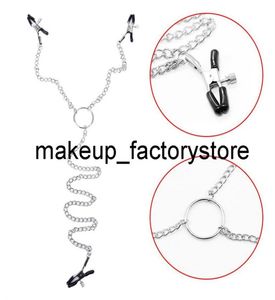 Massage Sexy Toy Flirt Stimulation Breast Nipple Labia Clamps With Chain Clips Slave BDSM Fetish Erotic For Women Couples Adult Se2164645