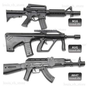 Waffenspielzeug 1 3 Ak47 Aug Awm M249 M16 SY309 Barrett SCAR SY357 Barrett M24 95 Mini Cool Toy Gun Modell T240309