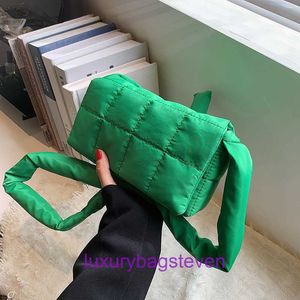 Toptan Üst Orijinal Bottgss Ventss kaset çantaları çevrimiçi mağaza alanı pamuklu kadın çanta küçük kare kareli omuz modaya uygun batı ile gerçek logo