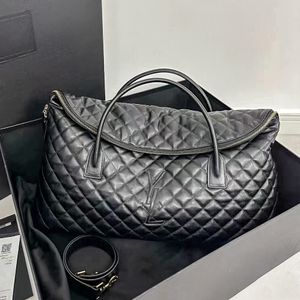 Modische Designer-Reisetasche aus gestepptem Leder, klassisch, große Tragetasche, Damen-Gepäckhandtasche, Schulter-Seesäcke, Herren-Clutch, Kofferraum, Umhängetasche, Damen-Luxus-Reisetasche