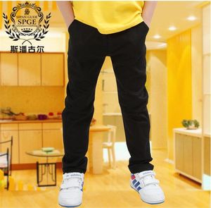 trousers child casual pants autumn new arrival spring and autumn single white black trousers Boys fashion high quality LJ2010171113249