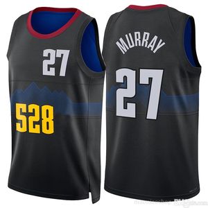 Nikola Jamal Murray Jokic Basketball Jerseys Men Black Jersey