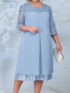 アーバンセクシードレスプラスサイズのドレス2023ファッション女性サマー刺繍フローラルパッチワークエレガントパーティードレス曲線サイズの女性衣類l240309