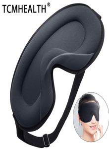 3D Sleep Eye Mask dla mężczyzn Kobiety wyprofilowany kubek śpiący śpiąca opaska Kapłana Nocna Blok Out Light Soft Comfort Shade Cover F5138693