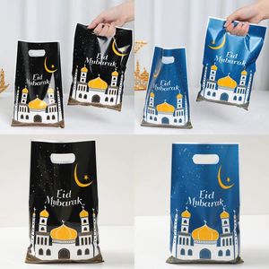 Sacchetti regalo Eid Mubarak Sacchetti regalo in plastica per caramelle Ramadan Kareem Decorazione per la casa Forniture per feste musulmane islamiche Regali 240301