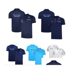 Abbigliamento da motociclista Nuova maglietta da corsa F1 Summer Team Manica corta Corpo Stesso stile Consegna drop personalizzata Automobili Motociclette Motore Dhmdj