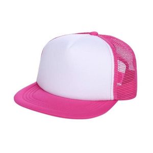 Hårtillbehör Blomma barn Cap Baby Custom Summer Trucker Hatts Arbeta barn andningsbara nät Justerbara baseballpojkar Drop Delivery Dhmlx