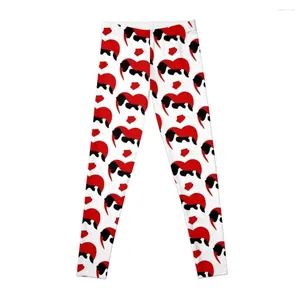 Active Pants Landseer Foundland Dog Love Leggings Push Up Fitness Women's Leggins Woman Womens