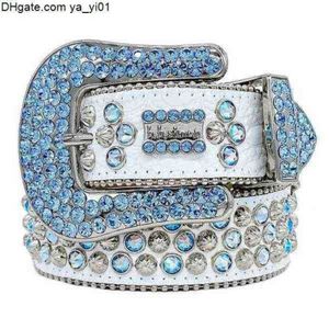 Designer 2022 Belt BB Simon Belts For Men Women Shiny Diamond Belt White Cintura Uomo Boosluxuregoods 90002993