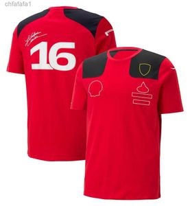 O produto mais novo F1 Fórmula 1 Red Team Roupas Terno de corrida Lapela Camisa Polo Roupas Trabalho Manga Curta Camiseta Masculina Personalizada U3RY