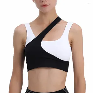 Roupa de yoga feminina sutiãs esportivos colete superior alta à prova de choque de secagem rápida ginásio correndo roupa interior de fitness senhoras respirável roupas esportivas ne