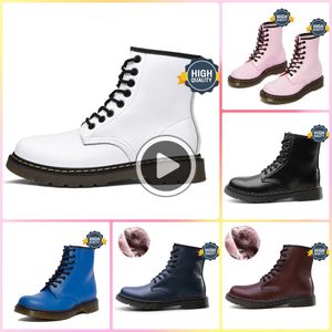 디자이너 부츠 Doc Martenser Womens Dr Martinser 남성 신발 겨울 겨울철 스노우 부티 최고의 옥스포드 바닥 발목 신발 Martenser Sports Booties