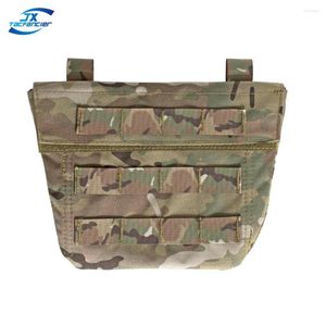 Jaktjackor Taktiska nedre bukpanelpåse Crotch Guard Groin Protective Belly Bag Fanny Pack för AVS JPC CPC Vest Accessories