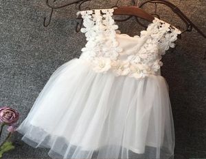 Vieeoease Girls Dress Flower Kids Clothing 2018 Summer Fashion Sleeveless Vest Lace Tutu Princess Party Dress KU1376411589