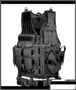 Gear Vests Clothing Tactical GearTactical Mtipocket Swat Army CS Hunting Vest Cam Handing Aessories T190920 9WCUF Drop Delivery 208681822