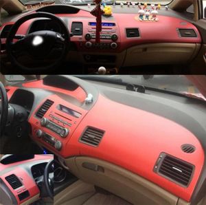 Para honda civic 20052011 interior painel de controle central maçaneta da porta adesivos fibra carbono decalques estilo do carro accessorie2453818