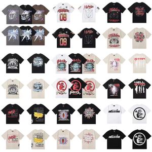 Designer originale Hellstar Shirt Mano magliette da uomo a maniche corte Uomini Donne di alta qualità streetwear Hip Hop Fashion Thirt Star Hellstar Short Ka ka