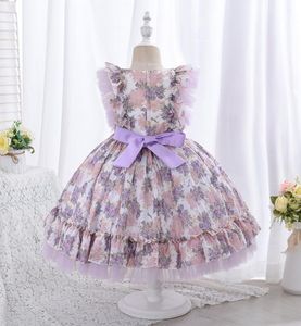 Spanish Lolita Baby Dress Ricamo Abiti per ragazze Bambini Bambino Principessa 1 ° Compleanno Festa Vestiti Neonati Abiti per ragazze4780902