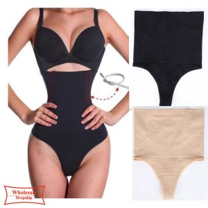 Capris New Women High Waist Seamless Tummy Body Shaper Pantiesベリーコントロールウエストスリムパンツシェイプウェアガードルアンダーウェアウエストトレーナー