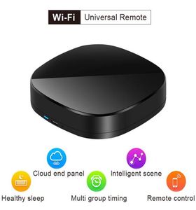 ユニバーサルミニインテリジェントWiFiスマートコントローラースマートホームワイヤレスWiFi IRスイッチリモコンリモコンアレックス3453461用エアコン用テレビ