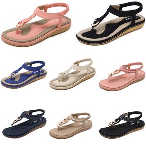 2024 Sommer Damenschuhe Sandalen Niedrige Absätze Mesh-Oberfläche Freizeit Mama Schwarz Weiß Große Größe 35-42 J24 GAI