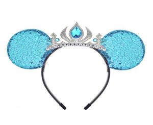 Glitter Star Crown Mouse Ears Hairband Festival Headband Girls Princess Headwear Party Decoration Hair Accessories6864832