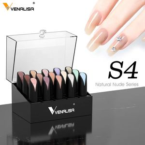 15 ml VENALISA VIP Natural Nude Jelly Color lacca semipermanente kit smalto gel per unghie splendido set manicure 240229