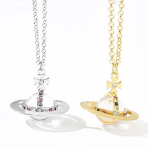 Armband halsbandsdesigner smycken diamantröstad halsband för män och kvinnor ljus lyxig högklassig tröja kedja pendant275c
