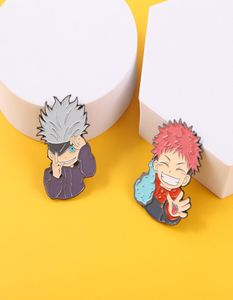 Jujutsu Kaisen Anime Figure Emamel Pin Comics Brooches Bag Lapel Pin Cartoon Japanese Boys Badge Jewelry Gift for Kids Friends4849857