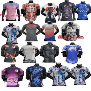 2023 Soccer Jerseys Cartoon Isagi Atom Tsubasa Minamino Asano Japan Doan Kubo Ito Man Kit 2023 Japanese Special Uniform 23 Football Shirt Player Version